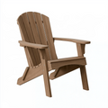 Fauteuil de jardin Adirondack 80 x 90 x 100 cm en bois marron à dossier incliné